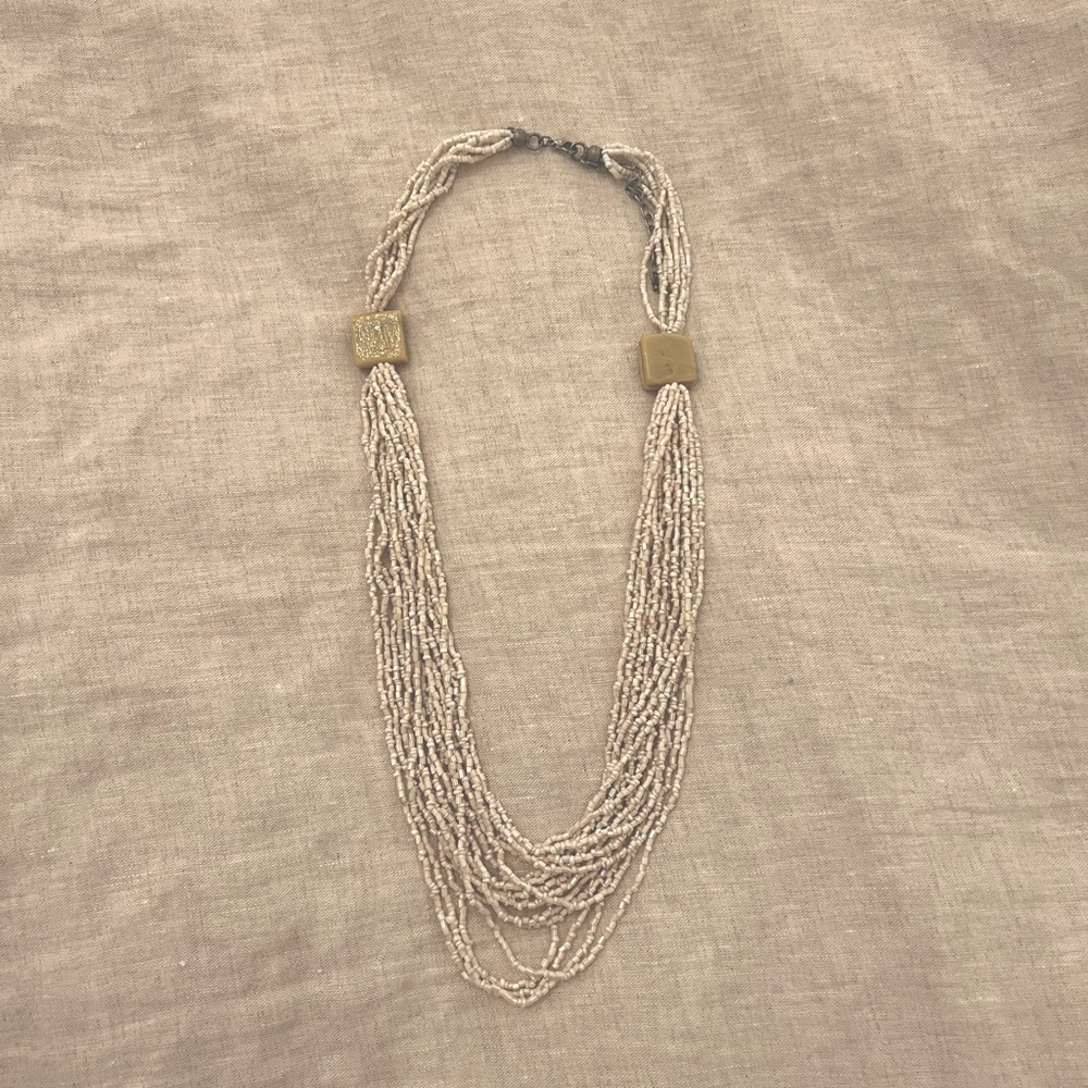 Shell bead necklace